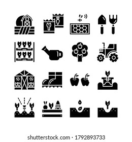 Farm icon set, Farm icon collection