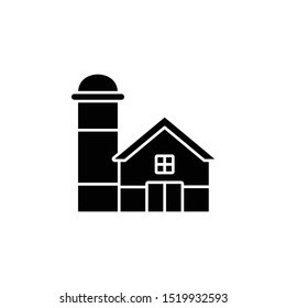 Farm icon. Simple glyph, flat vector of autumn icons for ui and ux, website or mobile application