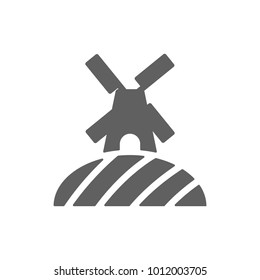 Farm icon in trendy flat style isolated on white background. Symbol for your web site design, logo, app, UI. Vector illustration, EPS