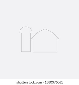 farm icon vector