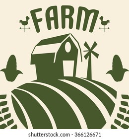 Farm icons design 