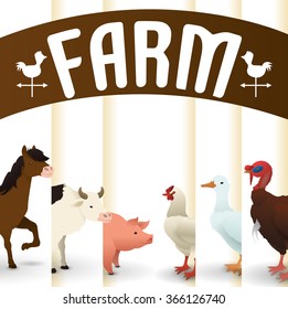 Farm icons design 