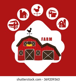 Farm icons design 