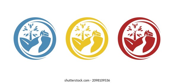 farm icons on white background, vector illustration