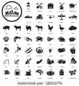 farm icons Set 