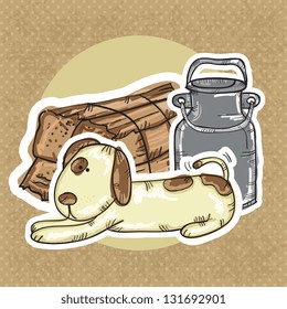 Farm Icons set ( Hand Draw concepts)