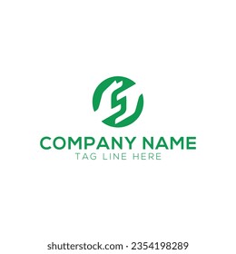 Farm Land Agriculture Flat Illustration Logo Design
