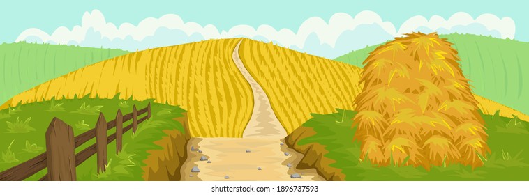 Haystack Cartoon Images, Stock Photos & Vectors | Shutterstock