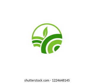 Farm leaf logo 