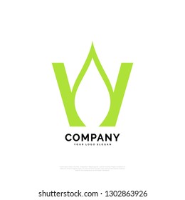 Farm leaf - logo design template. creative sign. Universal vector icon. - Vector
