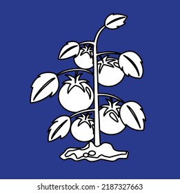Farm Life Vegetable Theme Digital Stamp
