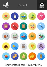 Farm Line Icons