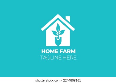 The Farm Logo. Agricultural Nature Organic Concept.
