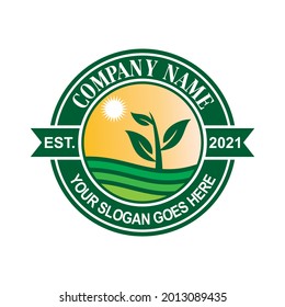 logotipo agrícola, logotipo agrícola vectorial