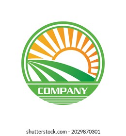 farm logo , agriculture logo vector