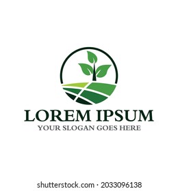 farm logo , agriculture logo vector