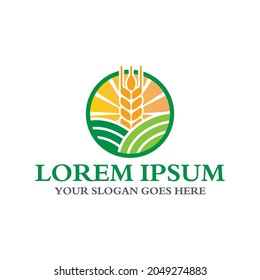 farm logo , agriculture logo vector