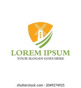 farm logo , agriculture logo vector