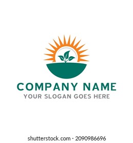 farm logo , agriculture logo vector