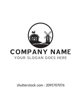farm logo , agriculture logo vector