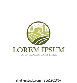 Farm Logo , Agriculture Logo Vector