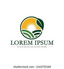 farm logo , agriculture logo vector