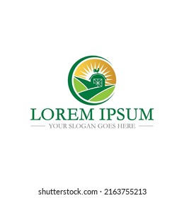 farm logo , agriculture logo vector