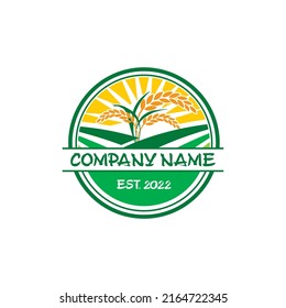 farm logo , agriculture logo vector