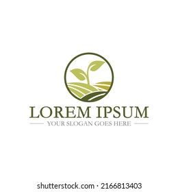 farm logo , agriculture logo vector