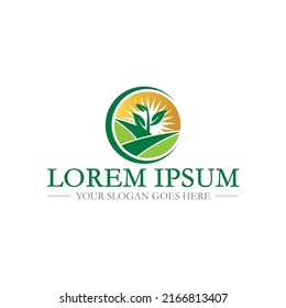 farm logo , agriculture logo vector