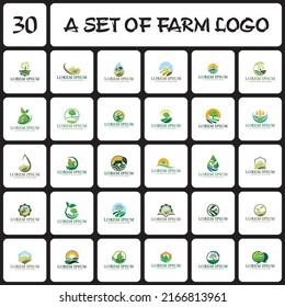 farm logo , agriculture logo vector