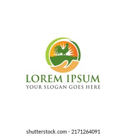 farm logo , agriculture logo vector