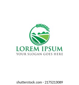 farm logo , agriculture logo vector