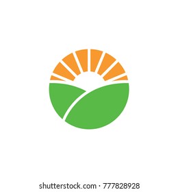 Farm logo or alternative green energy logo