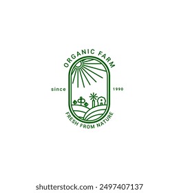 farm logo, can be used as logo for business company or etc