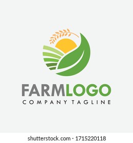 Farm Logo Design Concept minimalis