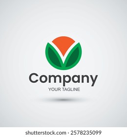 farm logo design element template