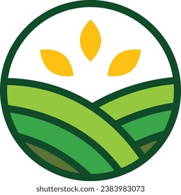 Farm Logo Design icon vector