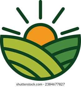 Farm Logo Design icon vector