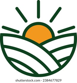 Icono de diseño de logotipo de granja