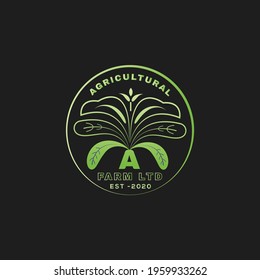 Farm Logo Design - Leaf Logo