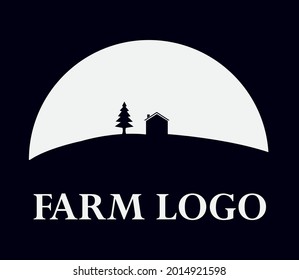 icono de plantilla de diseño de logotipo de granja