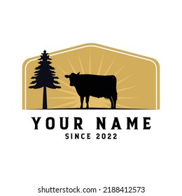 farm logo design template vector illustration