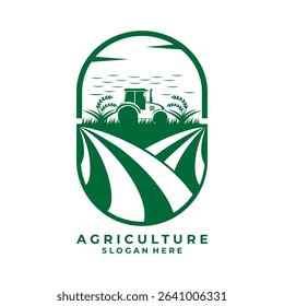 Farm logo design vector. Agriculture logo design icon vector