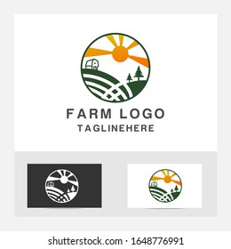 farm logo Design vector eps 10