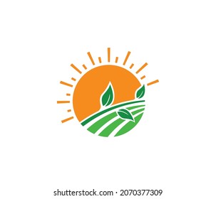 Farm Logo Design Vector Illustration Stock Vector (Royalty Free ...