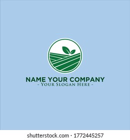farm logo design vector template