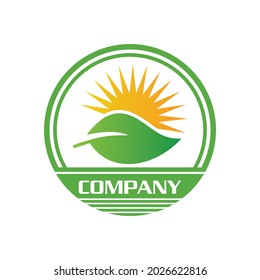 farm logo , environment logo vector