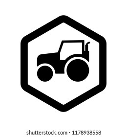 Farm Logo. Farming Icon. Agriculture Symbol. Vector Eps 08.