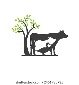 Farm logo, farm icon logo